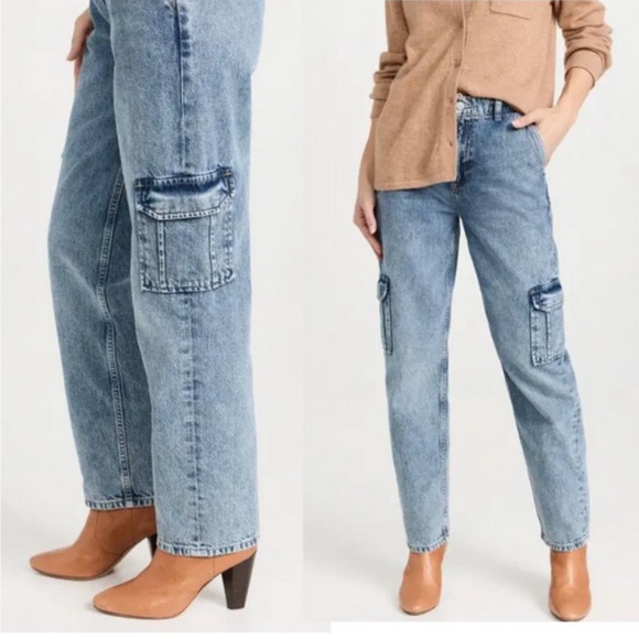 rails Denim - Rails 29x30 Speedway cargo pant jeans 100% cotton 0102 relaxed boyfriend